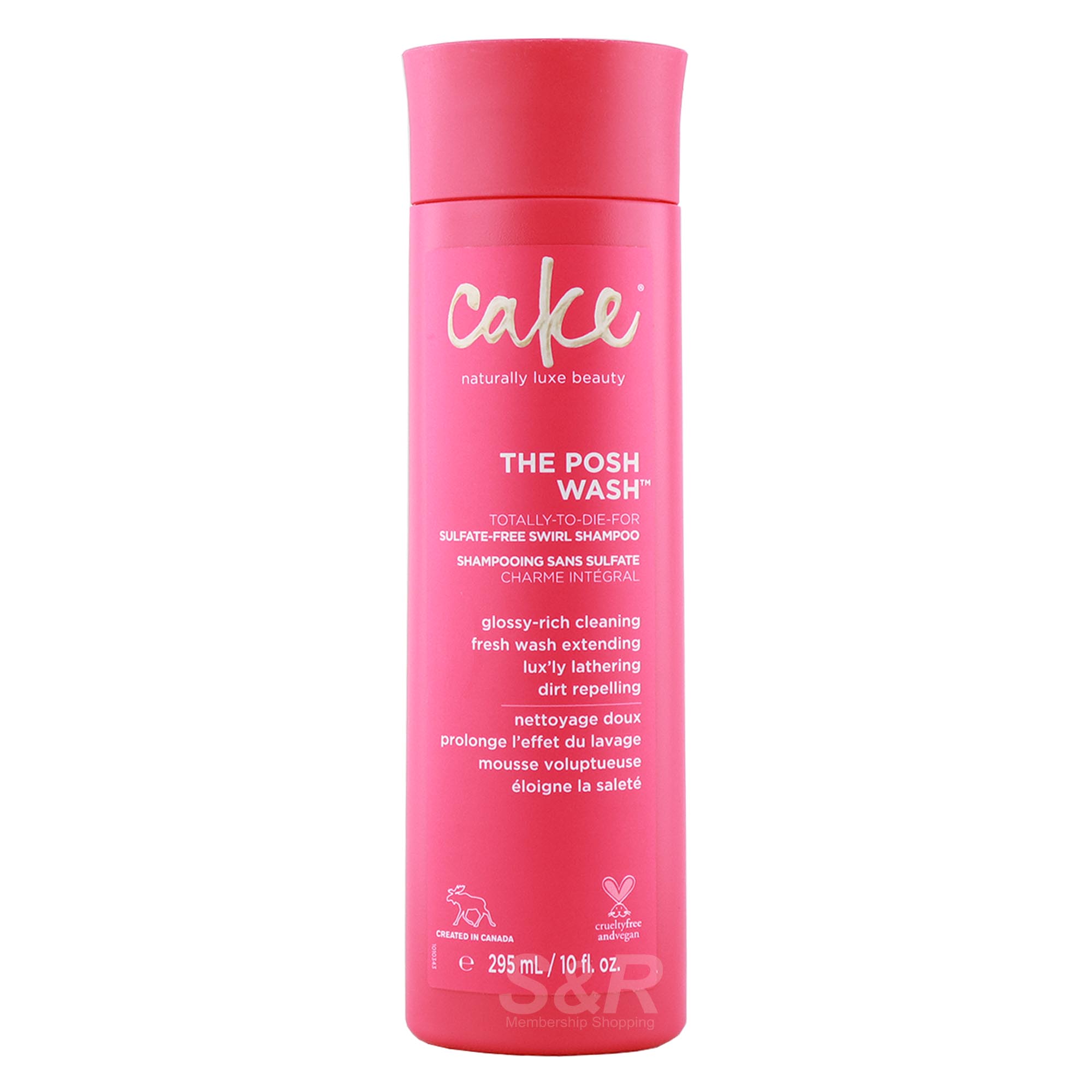 Cake The Posh Wash Sulfate-Free Swirl Shampoo 295mL